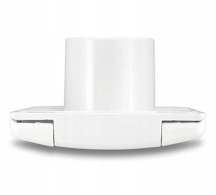 Vysavačová zásuvka DELUXE LONG obdélník - bílá  s nepřilnavým povrchem. Určeno pro centrální vysavače.